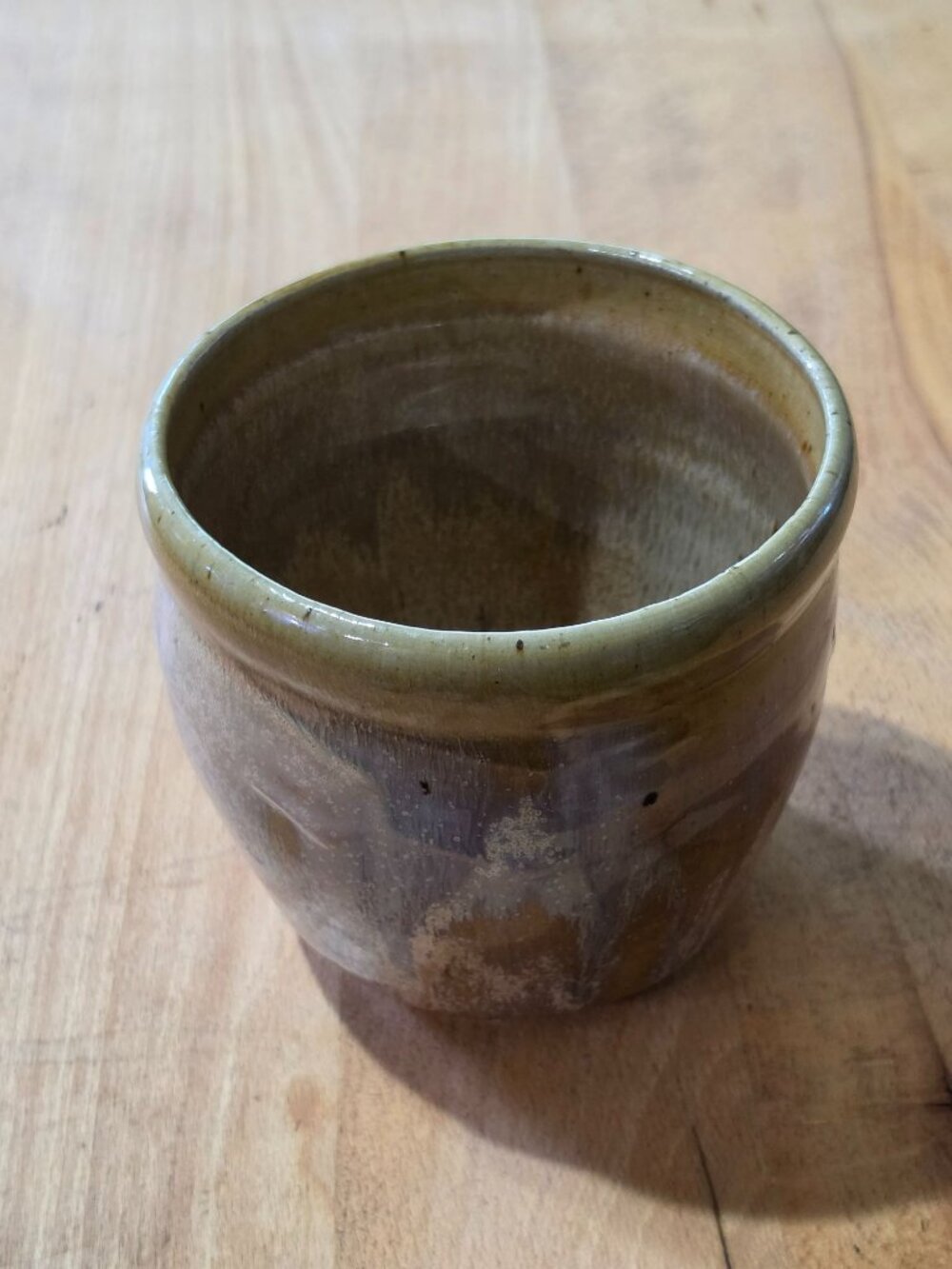 Handmade Studio Pottery Bowl Signed MOER/NOER – Earthy Glaze – Rustic Decor
